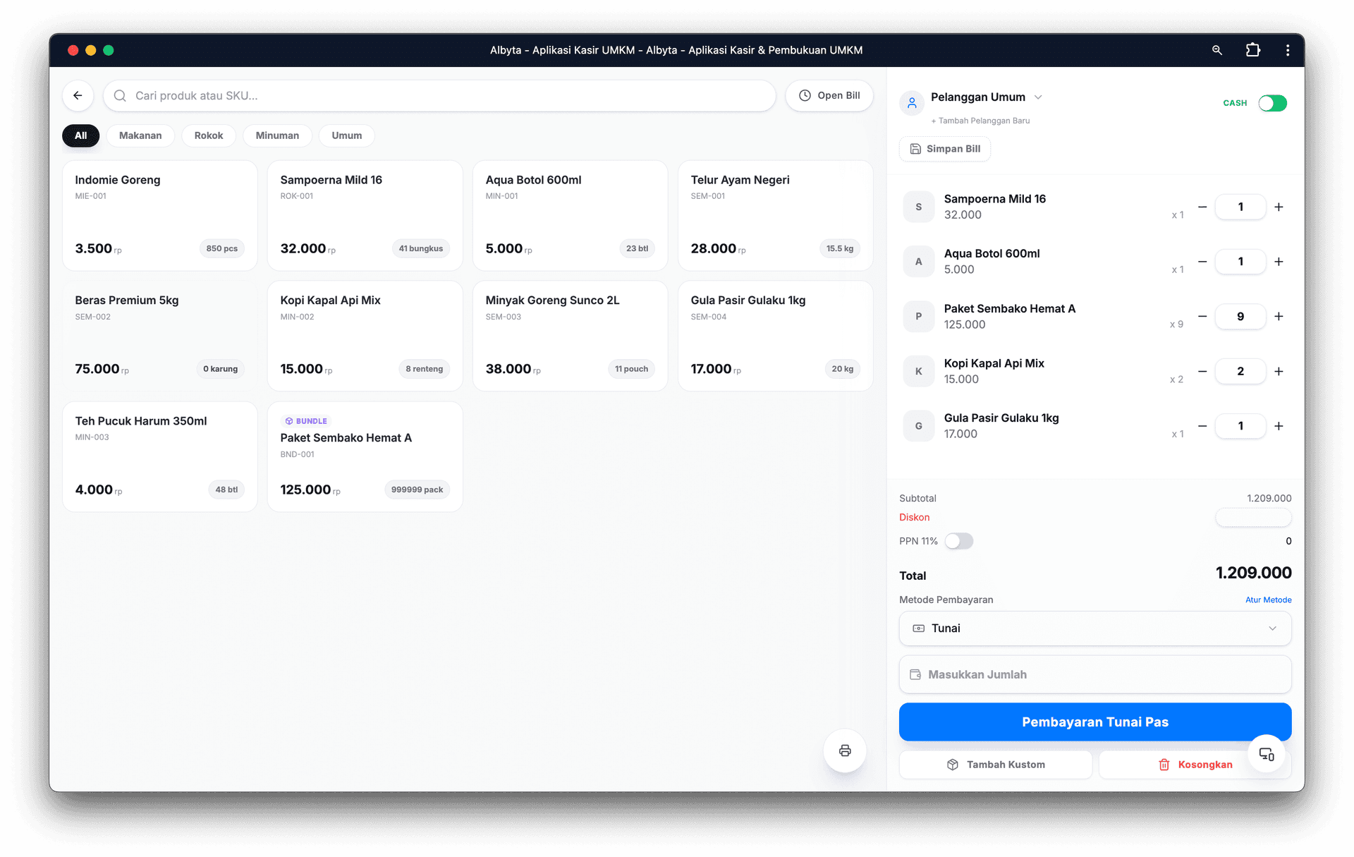 Kasir Cerdas & Offline-First